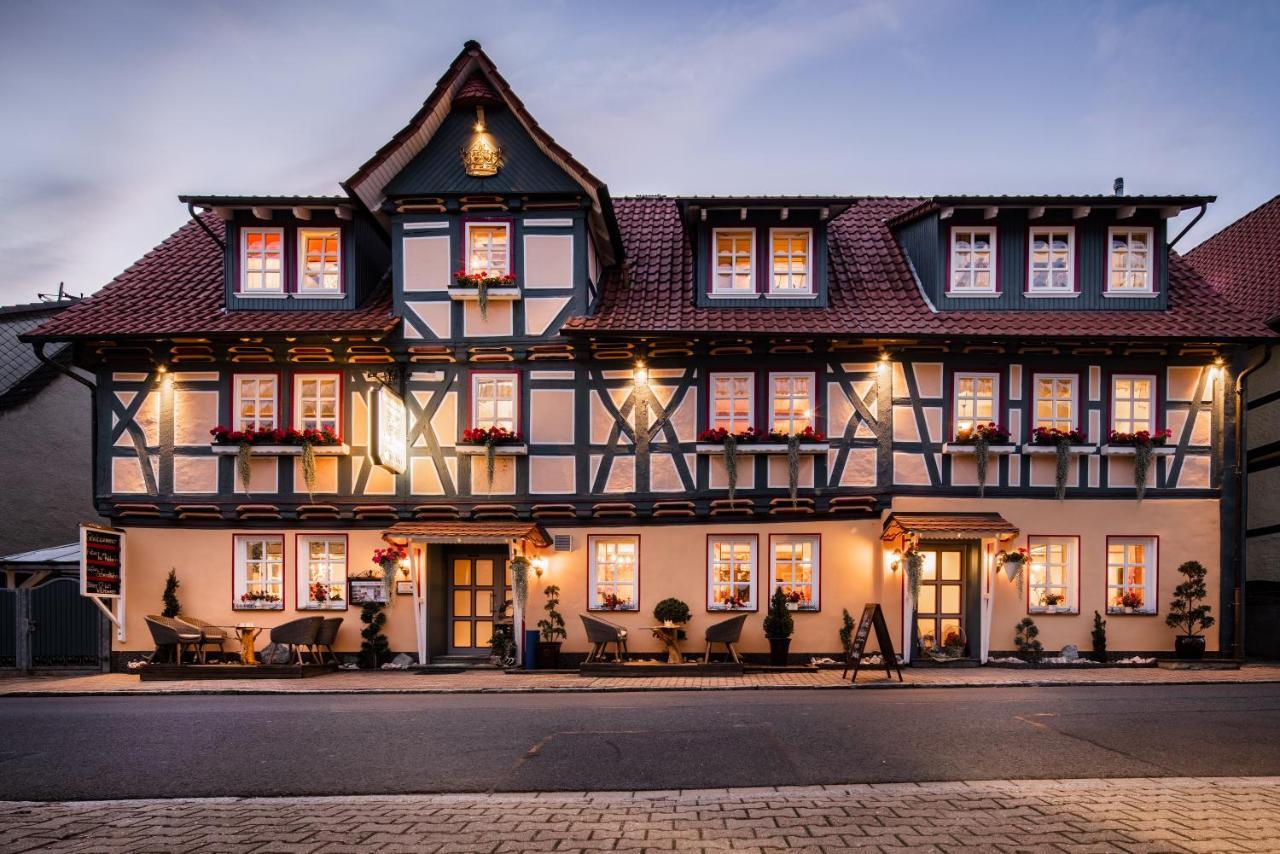 Pension Zur Krone Martinfeld Exteriör bild