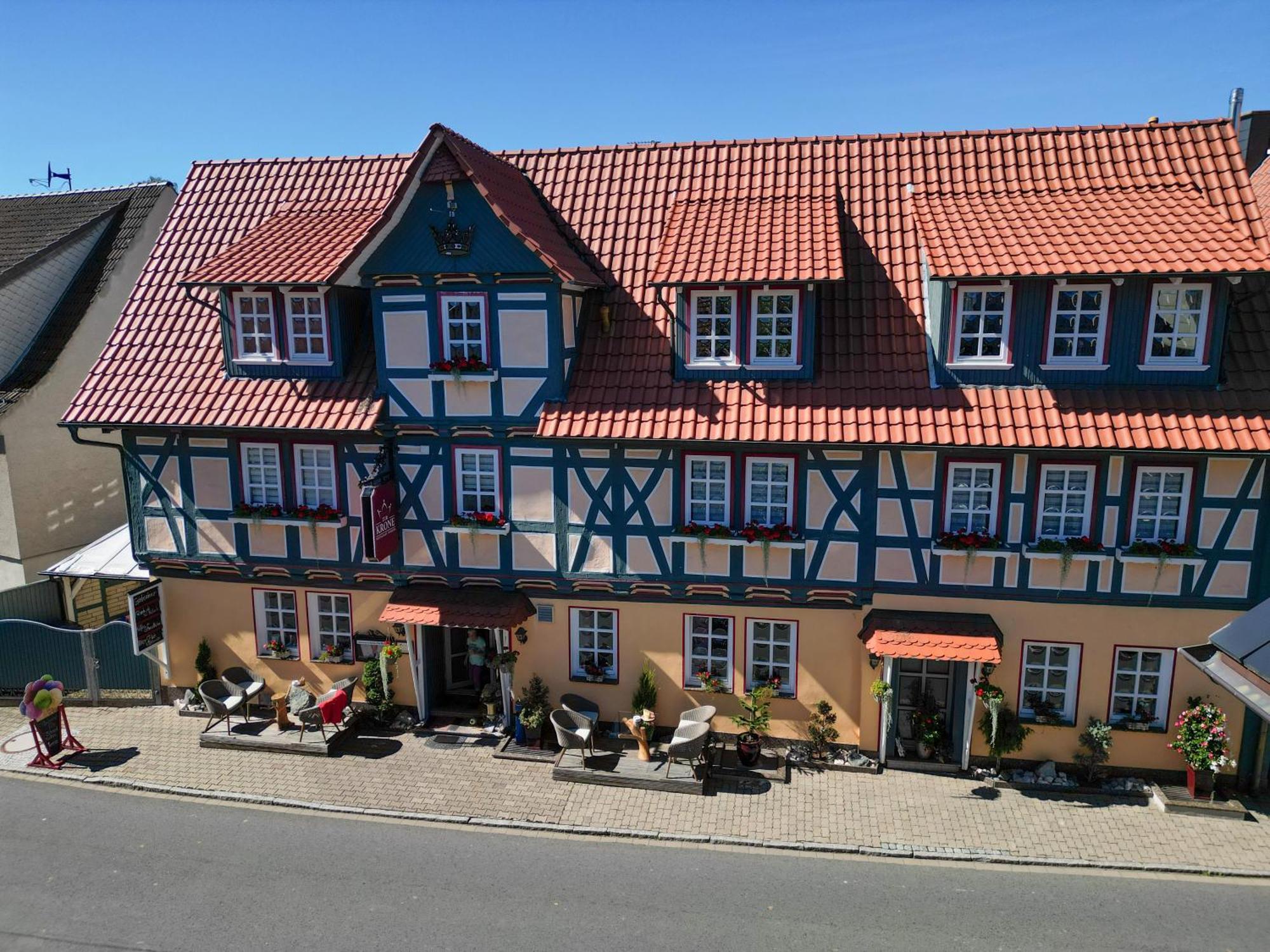 Pension Zur Krone Martinfeld Exteriör bild