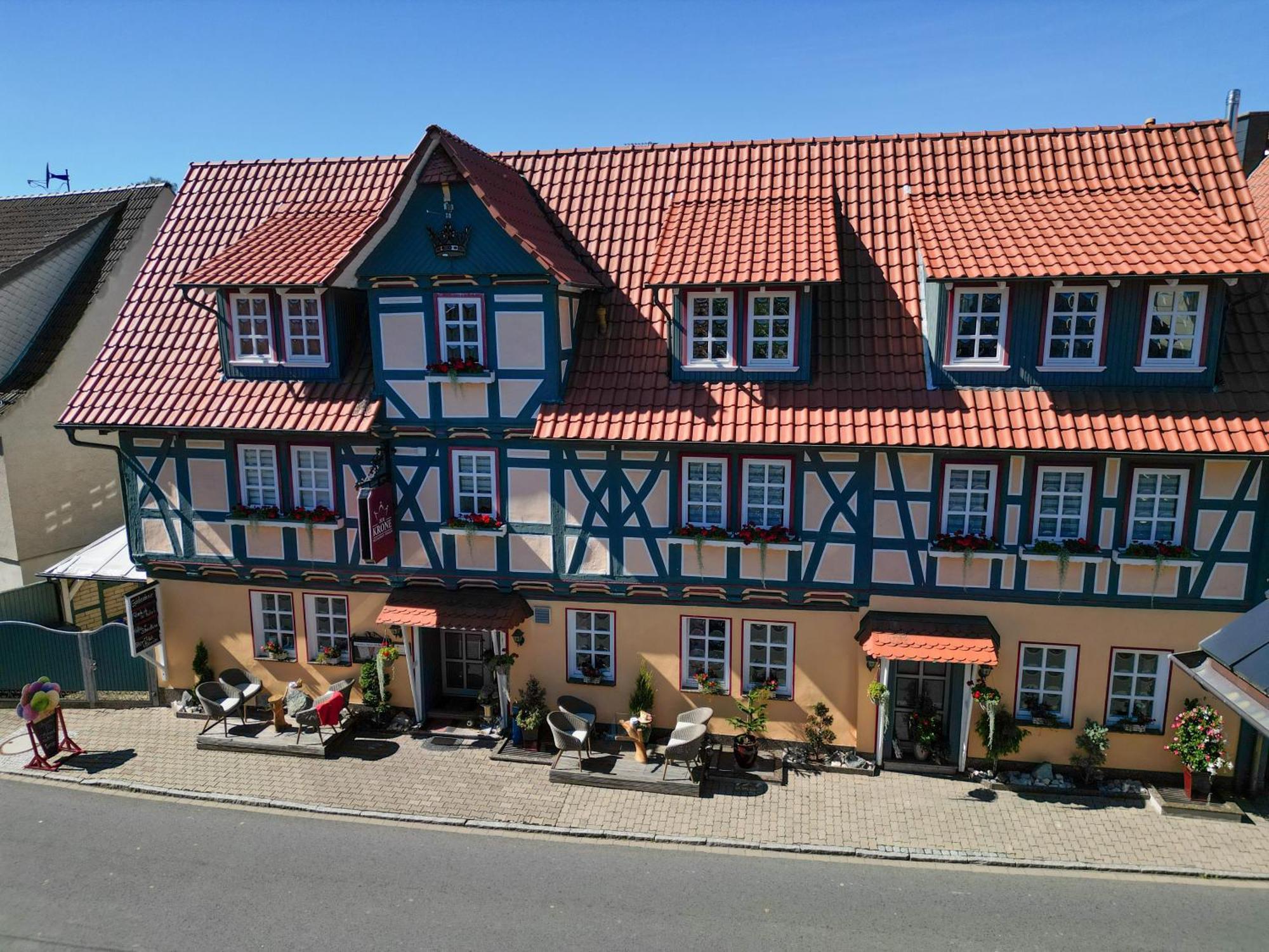 Pension Zur Krone Martinfeld Exteriör bild
